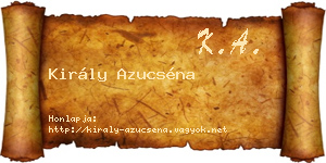 Király Azucséna névjegykártya